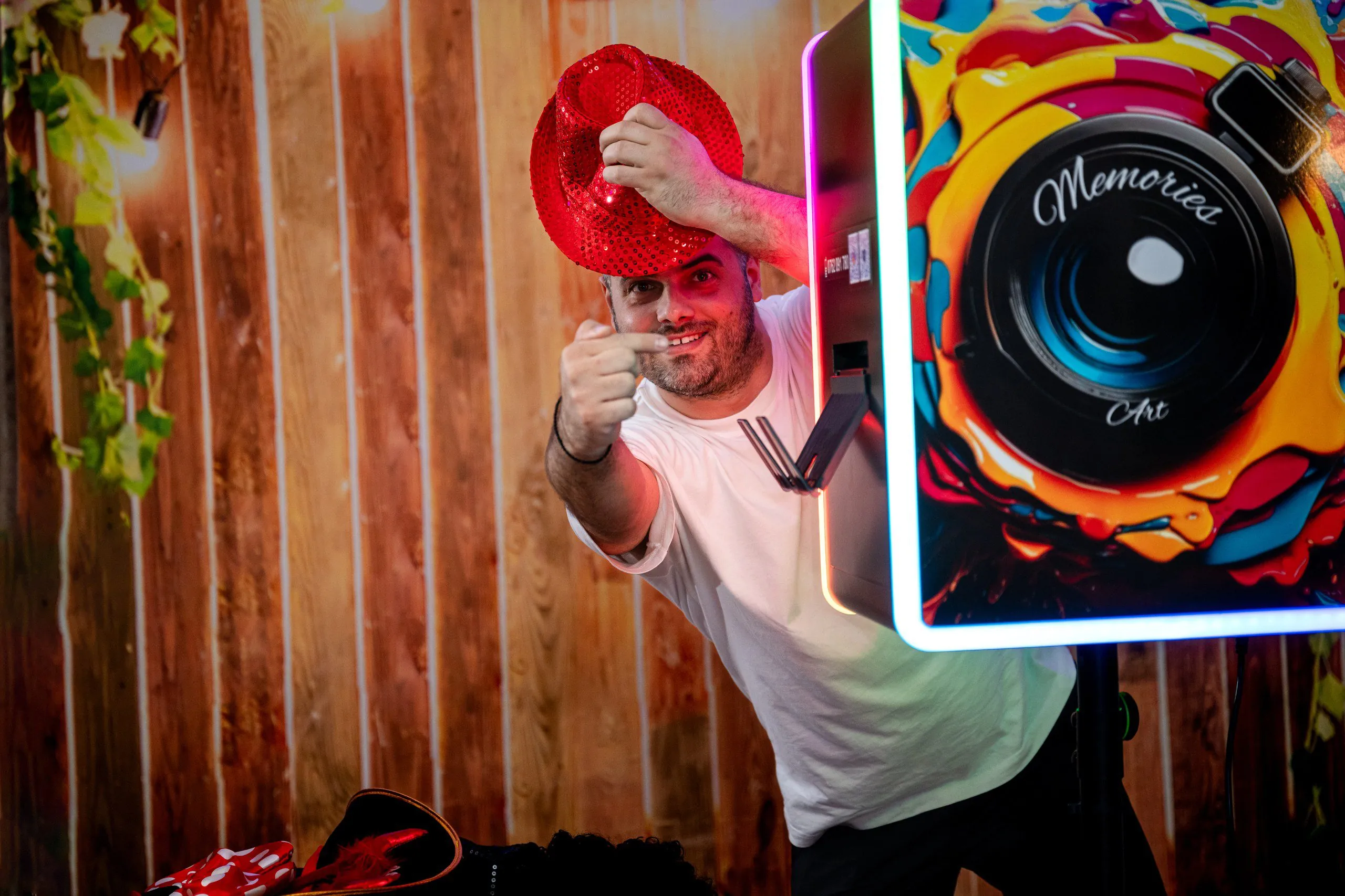 Persoană cu accesorii tematice